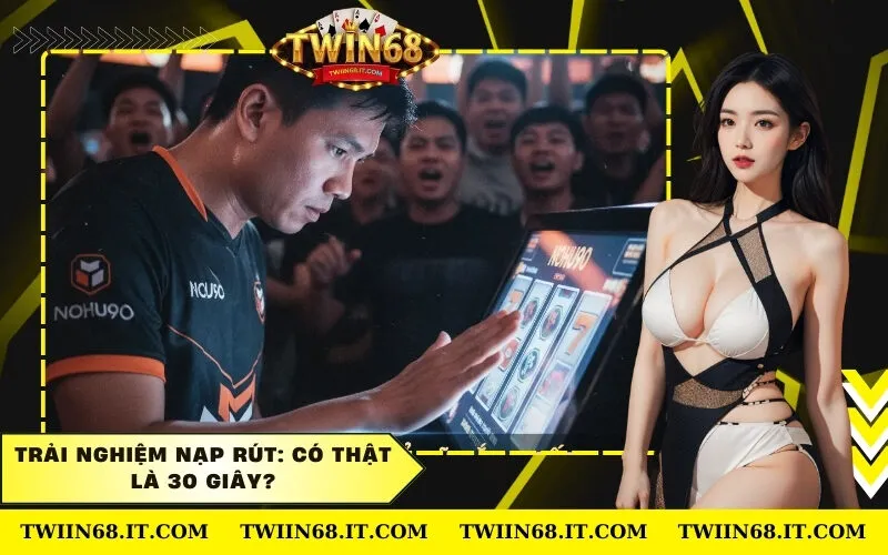 Trải nghiệm Nạp Rút Có thật là 30 giây